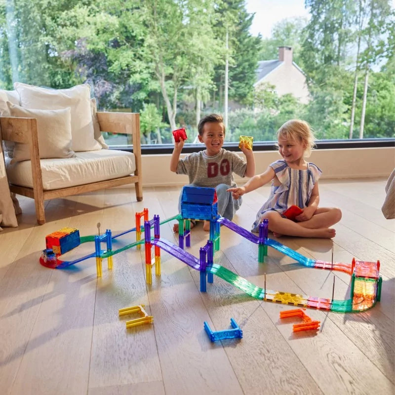 Jeu de construction magnétique - RACE TRACK - Intense 65 pcs