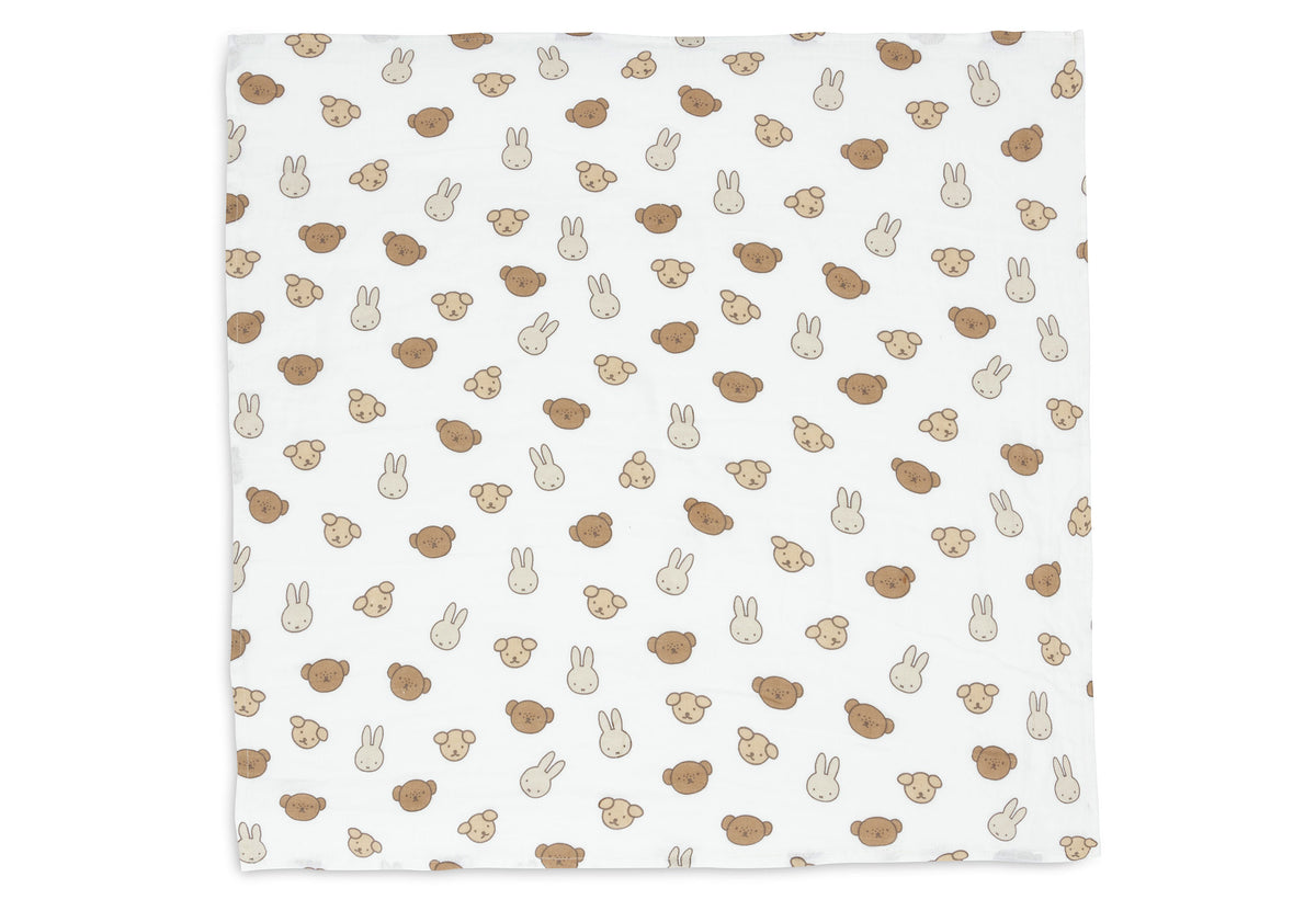 Lange gaze de coton – Miffy & Friends – Lot de 3 – 70 x 70 cm, vue détail 1