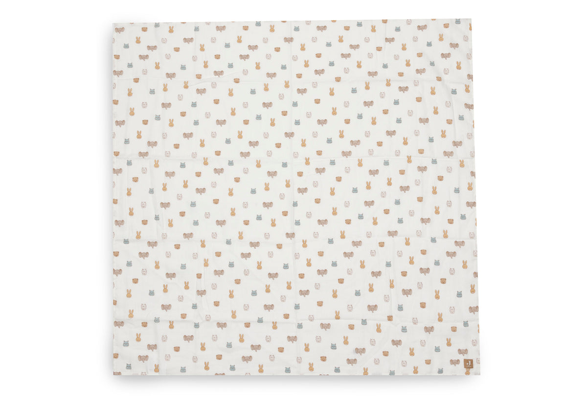 Lange gaze de coton – Mini Teddy Bear – Lot de 2 – 115 x 115 cm, vue détail 1