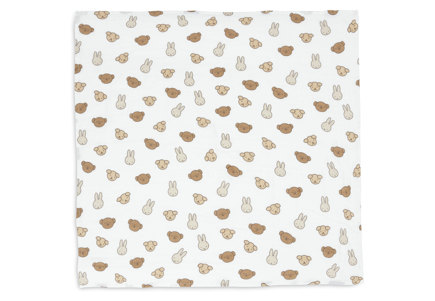 Lange gaze de coton - Miffy & Friends - Lot de 3 - 70 x 70 cm
