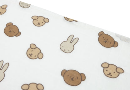 Lange gaze de coton - Miffy & Friends - Lot de 3 - 70 x 70 cm
