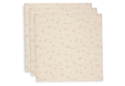 Lange gaze de coton - Woolly - Lot de 3 - 70 x 70 cm