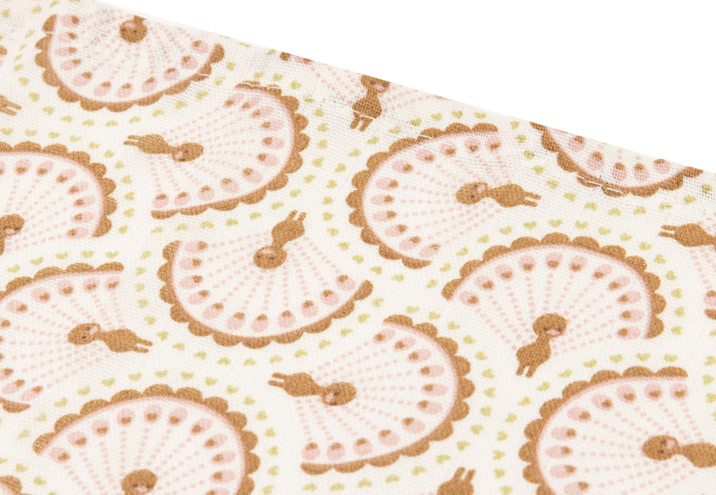 Lange gaze de coton - Soft Plumes - Lot de 3 - 70 x 70 cm