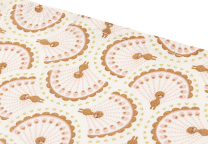 Lange gaze de coton - Soft Plumes - Lot de 3 - 70 x 70 cm