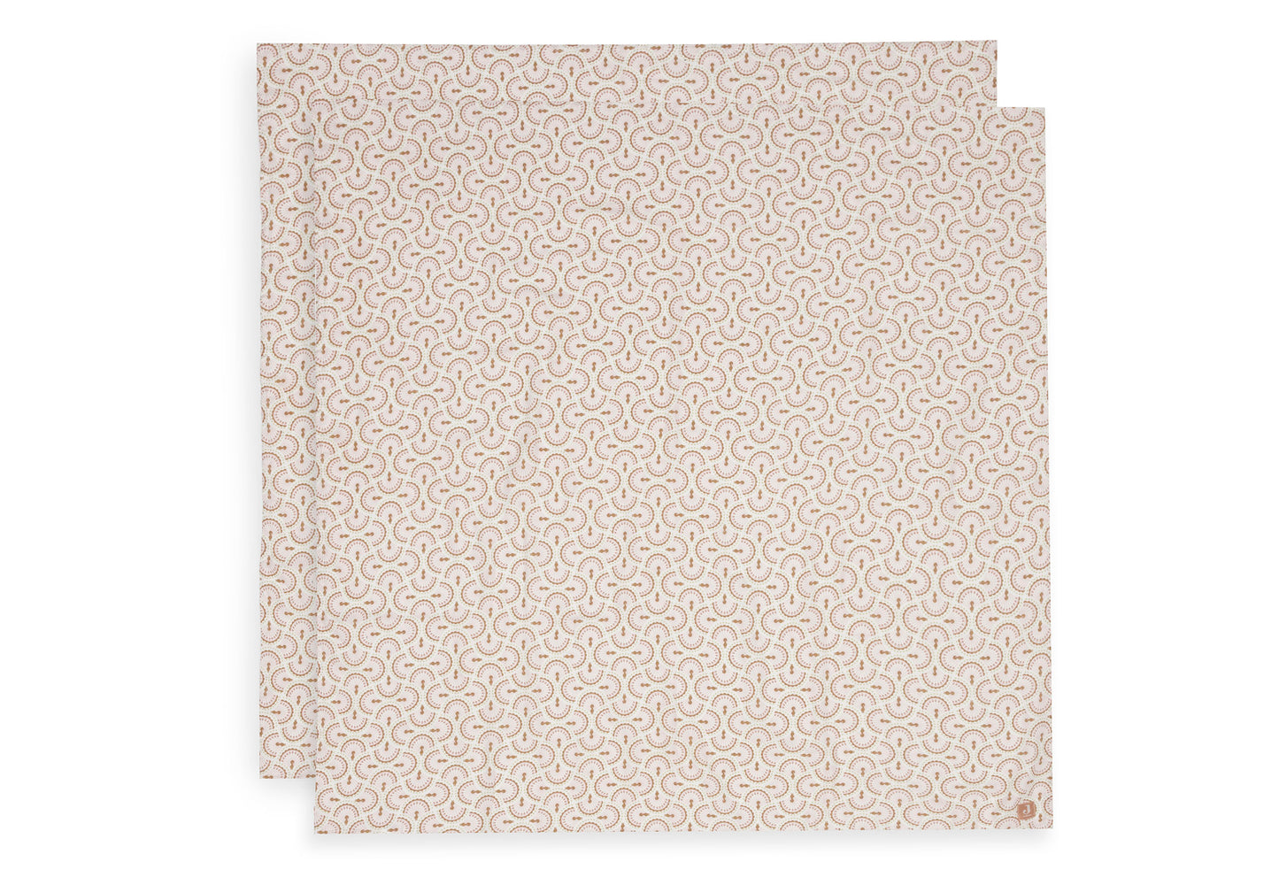 Lange gaze de coton - Soft Plumes - Lot de 2 - 115 x 115 cm