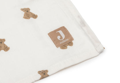 Lange gaze de coton - Mini Teddy Bear - Lot de 3