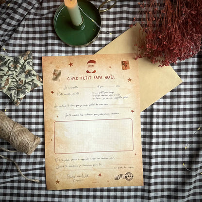Lettre au Père Noël à compléter, vue 3