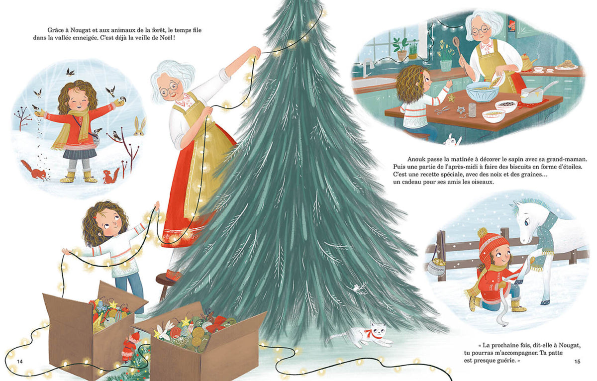 Livre – La licorne de Noël, vue 4