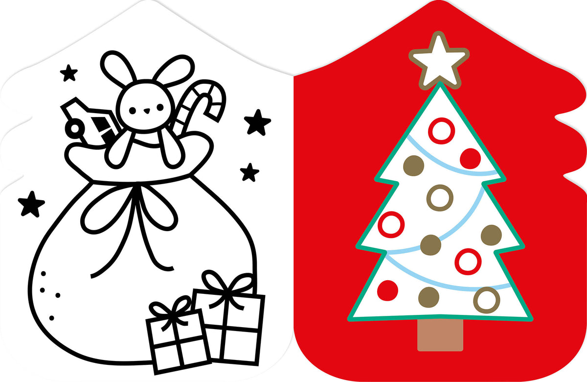 Je colorie sans dépasser – Noël, vue 3
