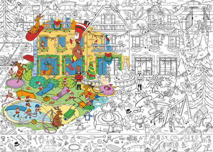 Cherche et trouve géant à colorier – Lutins farceurs, vue 2