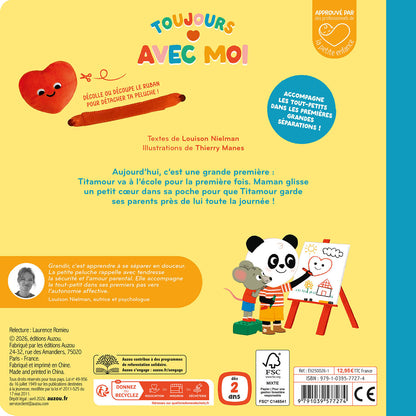Livre - Toujours avec moi - Ma première journée d'école