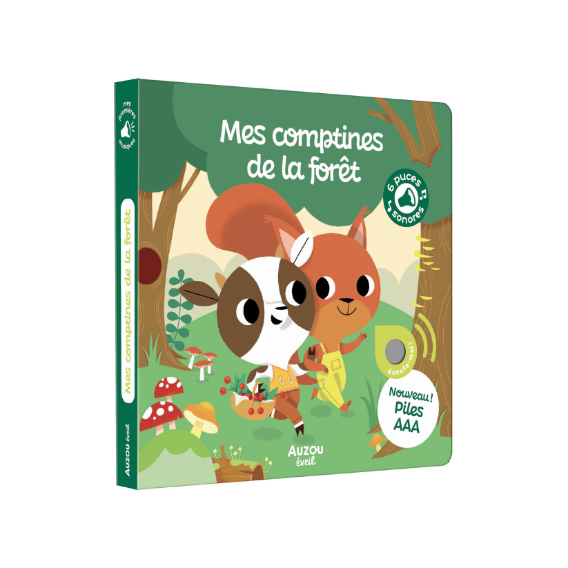 Livre sonore - Mes comptines de la forêt