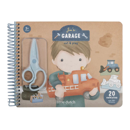 Livre de découpage avec ciseaux – Jim
