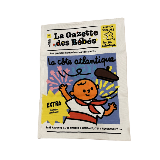 Livre en tissu – La gazette des bébés – La Côte Atlantique