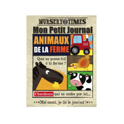 Livre en tissu - Mon Petit Journal - Animaux de la ferme