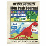 Livre en tissu - Mon Petit Journal - Arc-en-ciel Dinosaure