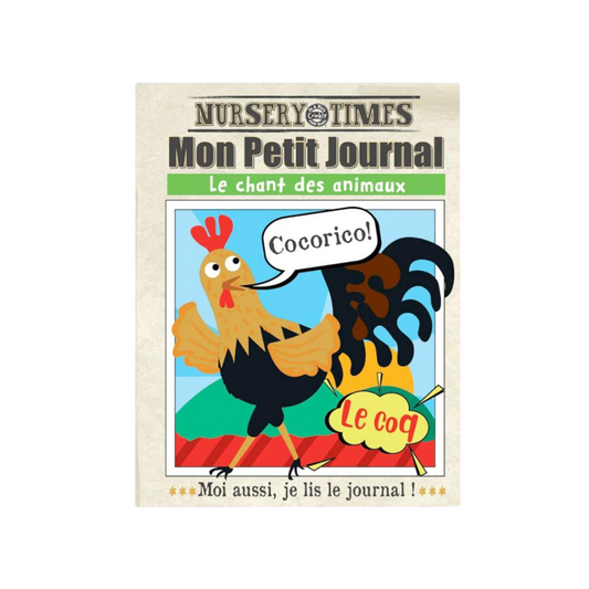 Livre en tissu – Mon Petit Journal – Le chant des animaux