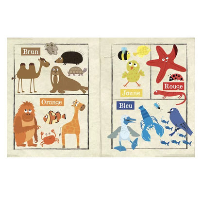 Livre en tissu – Mon Petit Journal – Les couleurs des animaux