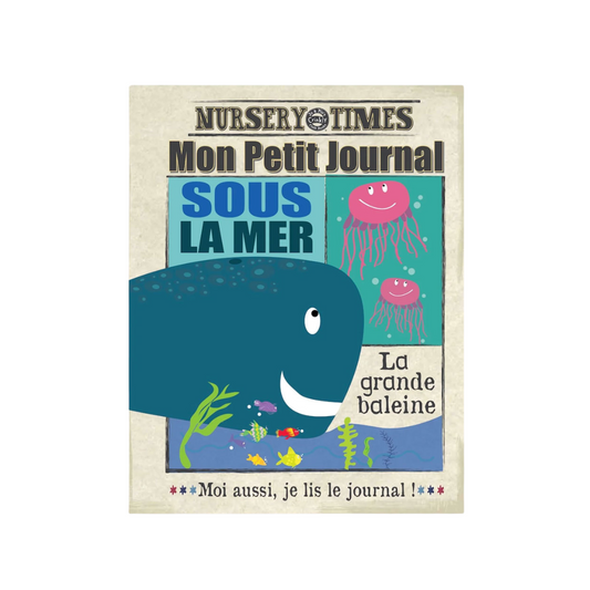Livre en tissu – Mon Petit Journal – Sous la mer