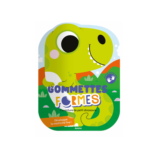 Livre gommettes formes – L'aventure de petit dinosaure