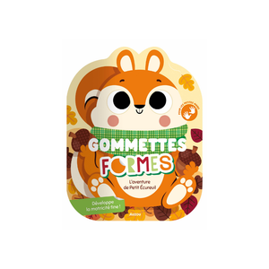 Livre gommettes formes – L'aventure de petit Écureuil