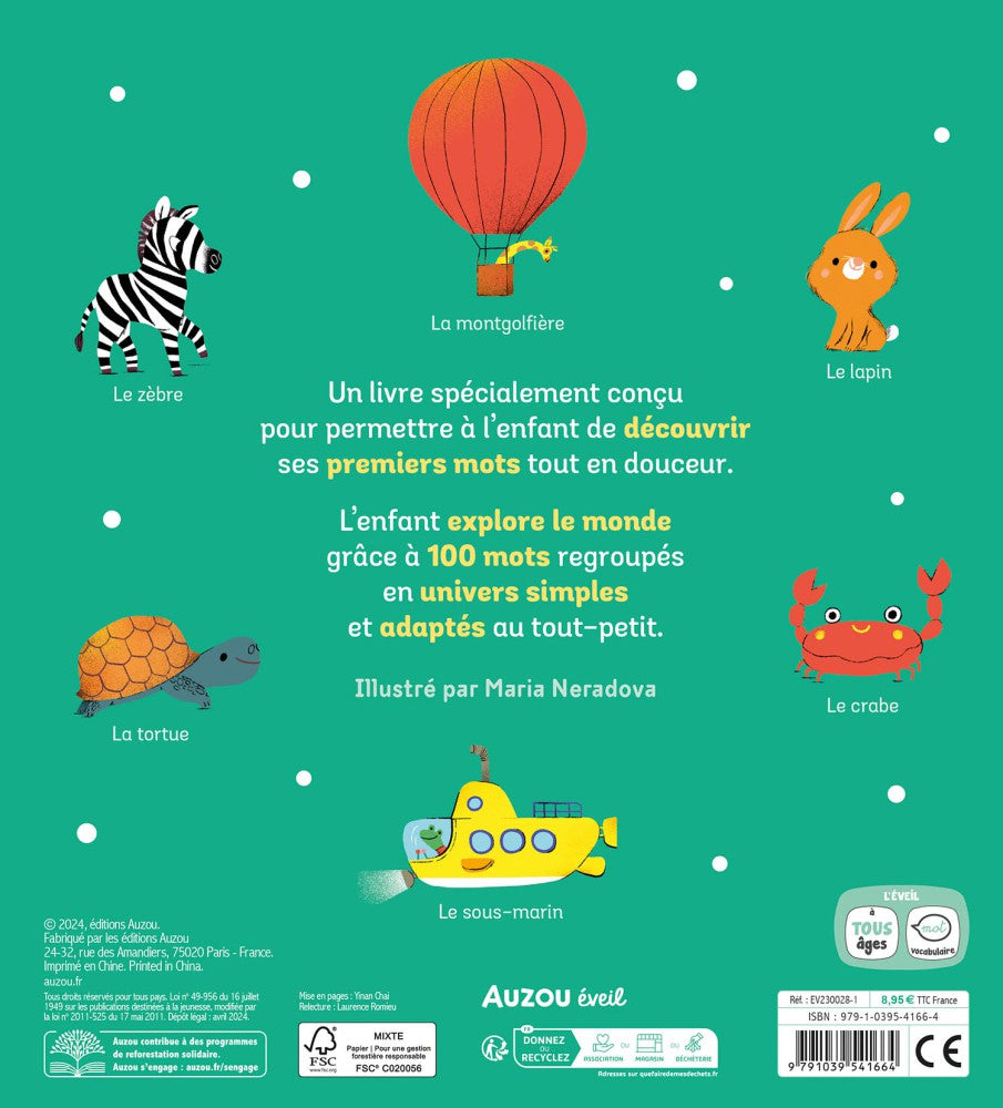 Livre – Mes 100 mots pour découvrir le monde