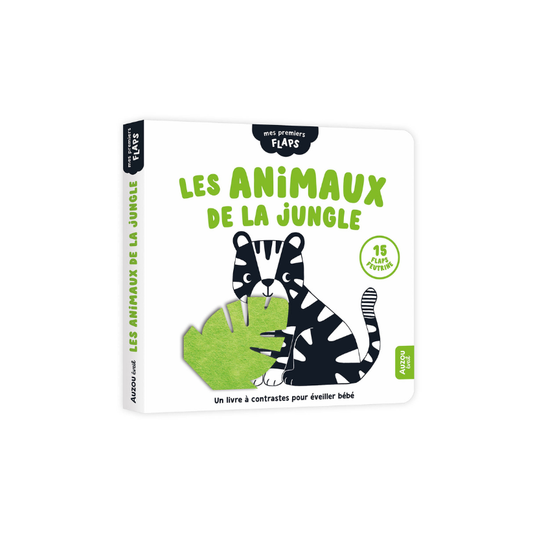 Livre – Mes premiers flaps – Les animaux de la jungle