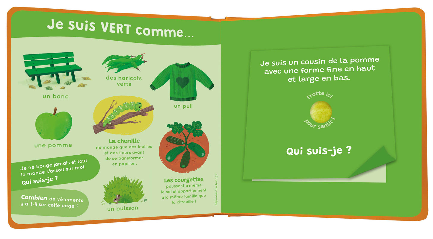 Mon livre des odeurs et des couleurs - L'Automne