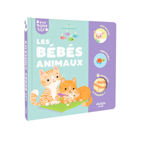 Livre – P'tit touche à tout – Les bébés animaux