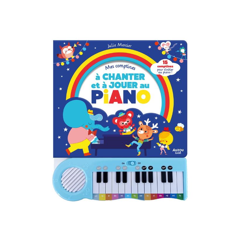 Mon livre sonore piano - Mes comptines à chanter et à jouer au piano