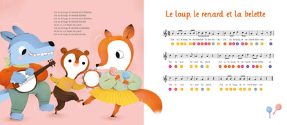 Mon livre sonore piano - Mes comptines d'animaux au piano