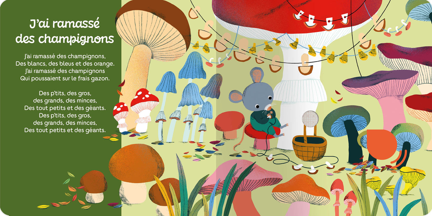 Livre sonore - Mes comptines d'Automne