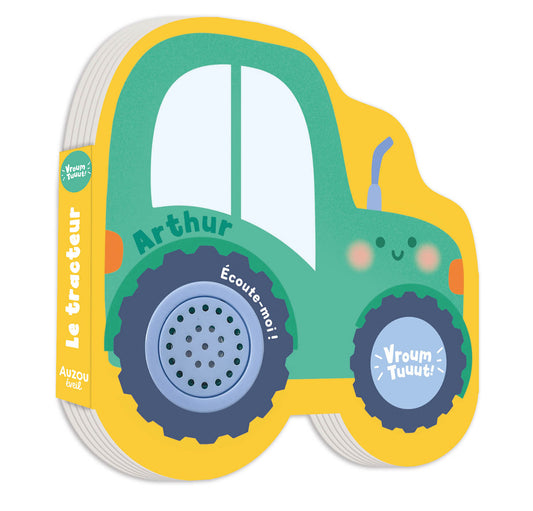 Livre sonore – Petits véhicules sonores – Arthur le tracteur