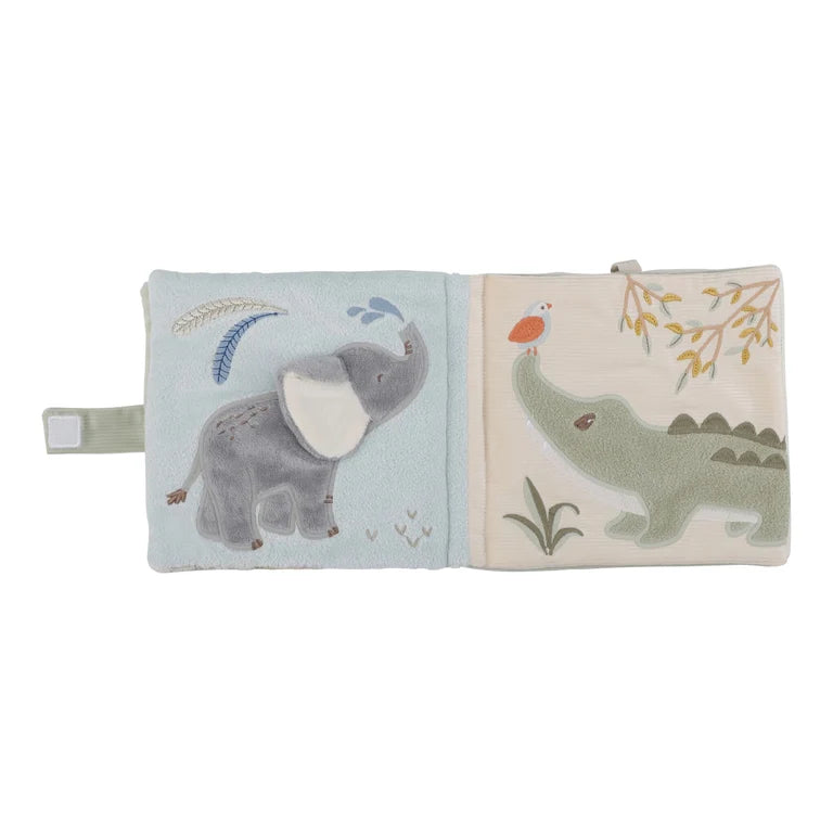 Livre d'activités en tissu - Safari Friends