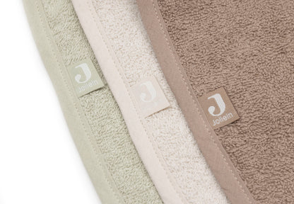Bavoir Eponge - Sand / Soft Matcha / Milky Coffee - Lot de 3