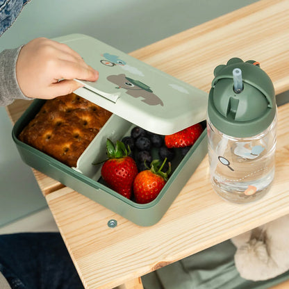Boîte à goûter avec séparateur - Tiny Trails - Vert