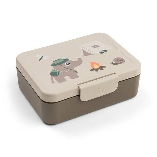 Boîte à goûter avec séparateur - Tiny Trails - Beige