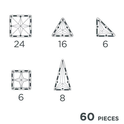 Jeu de construction magnétique - ORIGINAL PACK - Intense 60 pcs