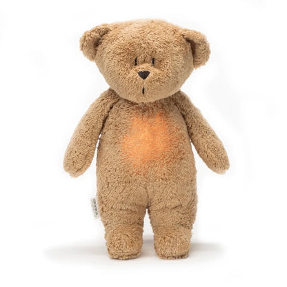 Moonie - Peluche veilleuse musicale Ourson - Cappuccino