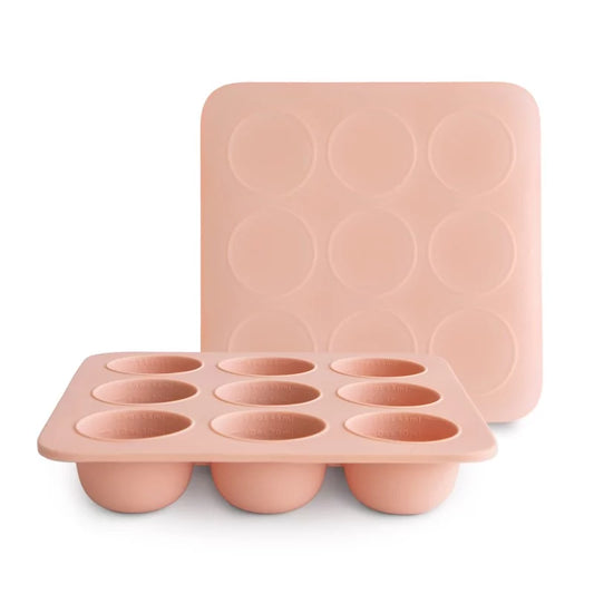 Moules multiportions en silicone – Blush