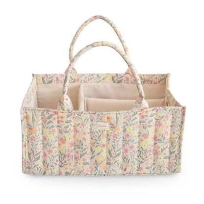 Panier multi-rangements - Fleurs Pastel