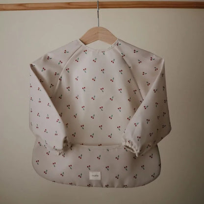 Bavoir à Manches Imperméable - Cerises