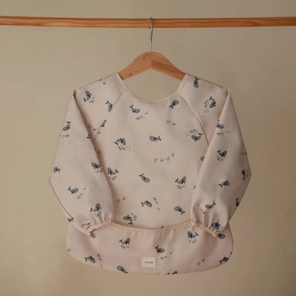 Bavoir à Manches Imperméable - Baleines