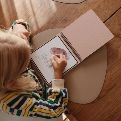 Coloriage magique à l'eau - Rose