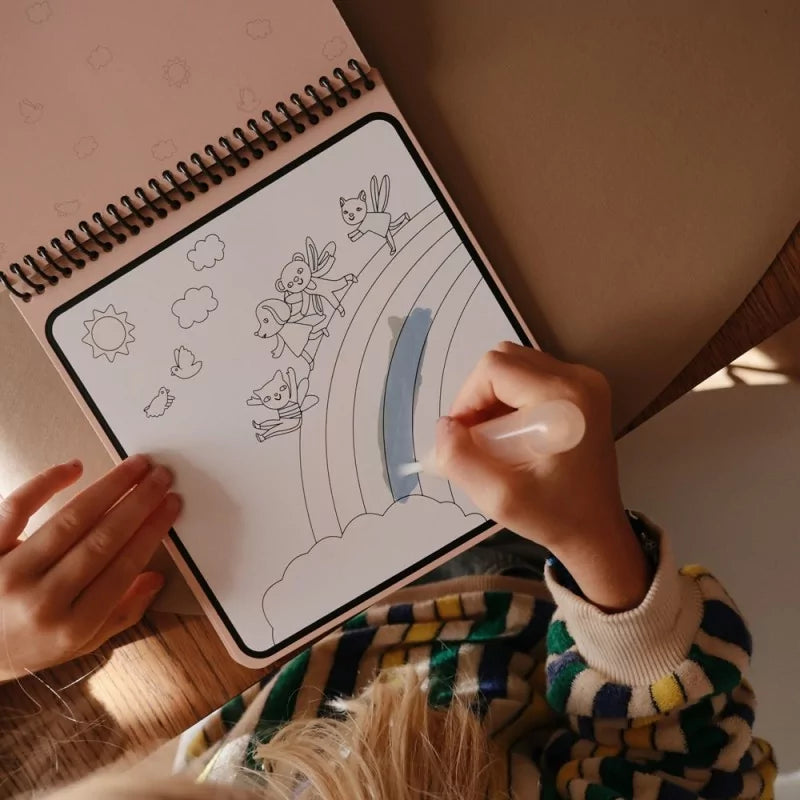 Coloriage magique à l'eau - Rose