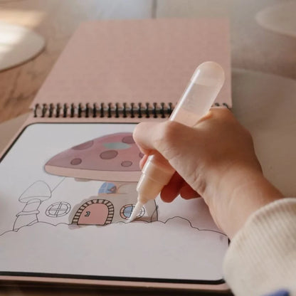 Coloriage magique à l'eau - Rose