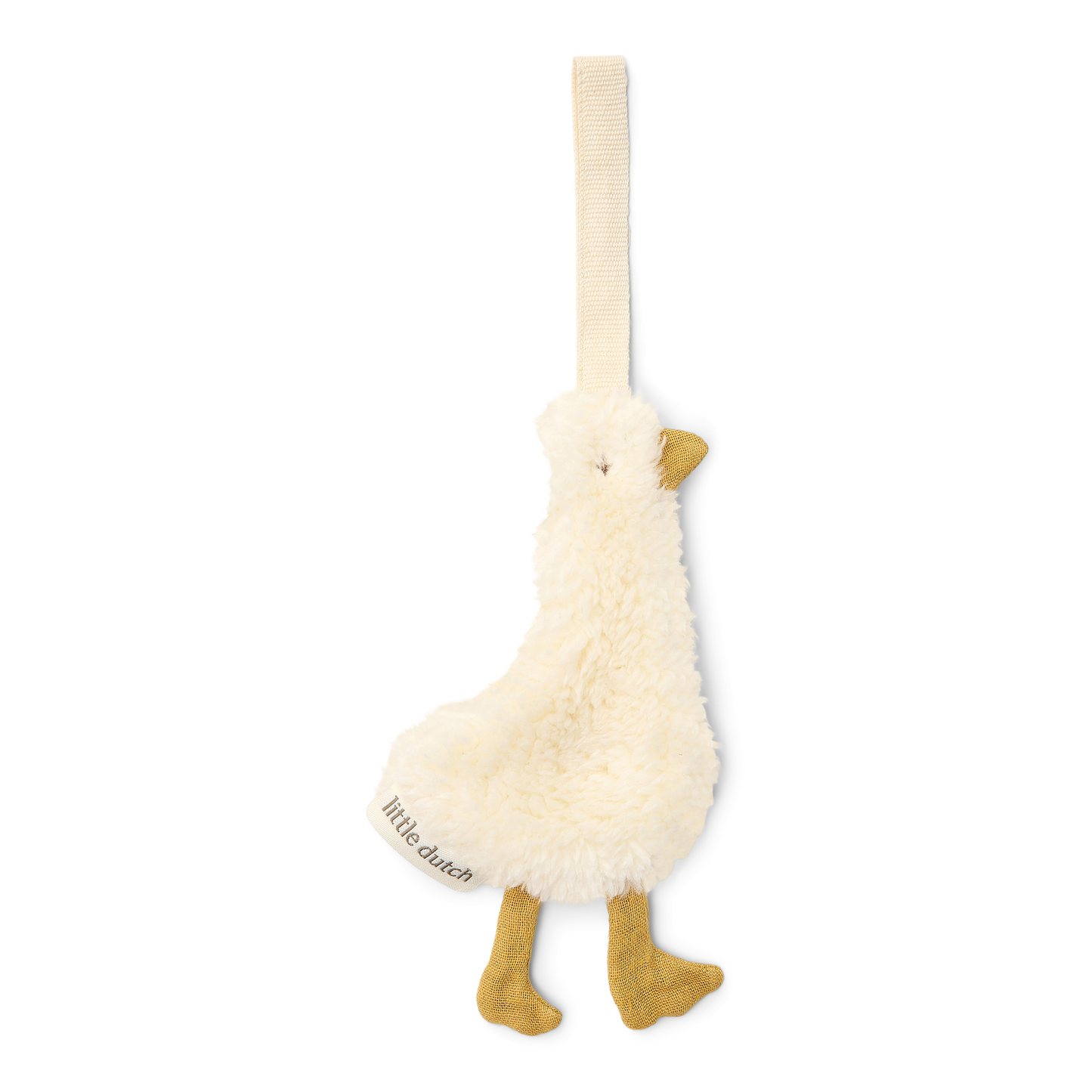 Doudou attache-tétine - Oie