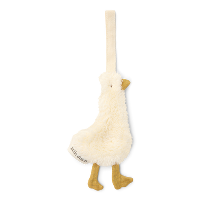 Doudou attache-tétine - Oie