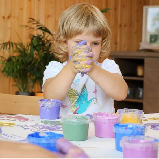 Peinture aux doigts - Coffret Aki - Couleurs primaires
