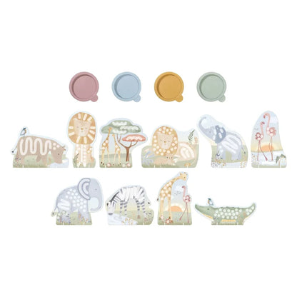 Set de peinture au doigt - Safari Friends